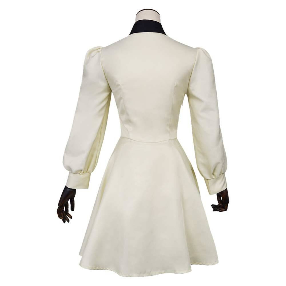 Marriage Toxin Mei Kinosaki Women White Dress Cosplay Costume Halloween Carnival Outfit