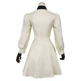 Marriage Toxin Mei Kinosaki Women White Dress Cosplay Costume Halloween Carnival Outfit