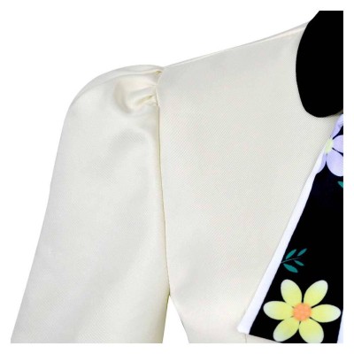 Marriage Toxin Mei Kinosaki Women White Dress Cosplay Costume Halloween Carnival Outfit