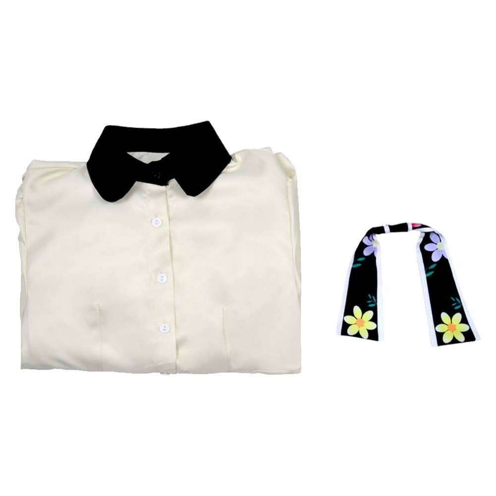 Marriage Toxin Mei Kinosaki Women White Dress Cosplay Costume Halloween Carnival Outfit