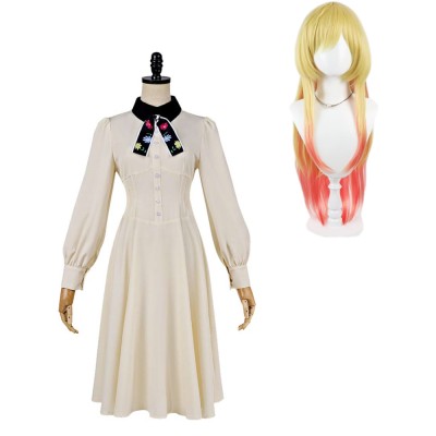 Robe blanche de cosplay pour femmes Mei Kinosaki Marriage Toxin Costume Halloween Carnaval