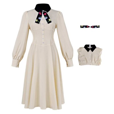 Robe blanche de cosplay pour femmes Mei Kinosaki Marriage Toxin Costume Halloween Carnaval
