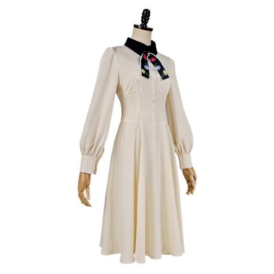 Robe blanche de cosplay pour femmes Mei Kinosaki Marriage Toxin Costume Halloween Carnaval