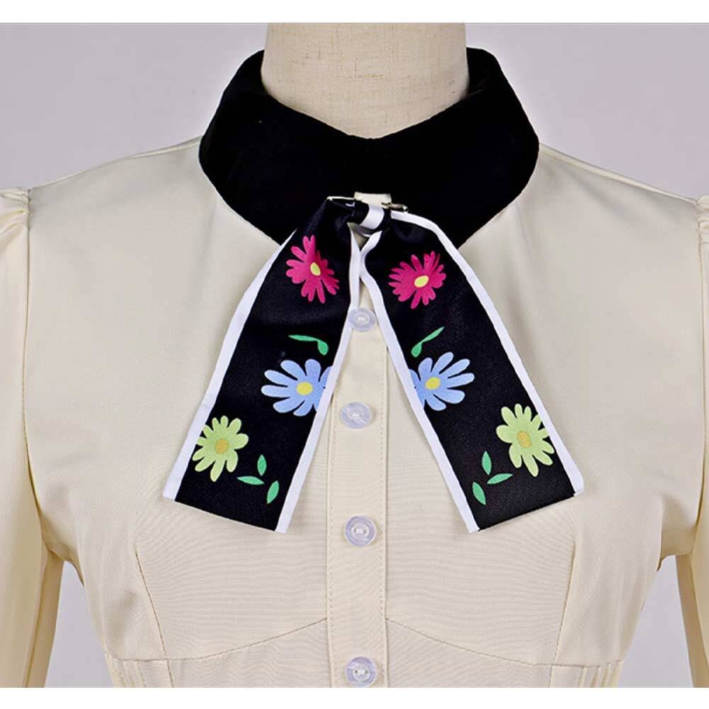 Robe blanche de cosplay pour femmes Mei Kinosaki Marriage Toxin Costume Halloween Carnaval
