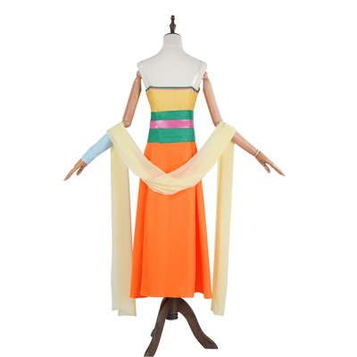 Maomao Women Yellow Hanfu Party Cosplay Costume Halloween Carnival
