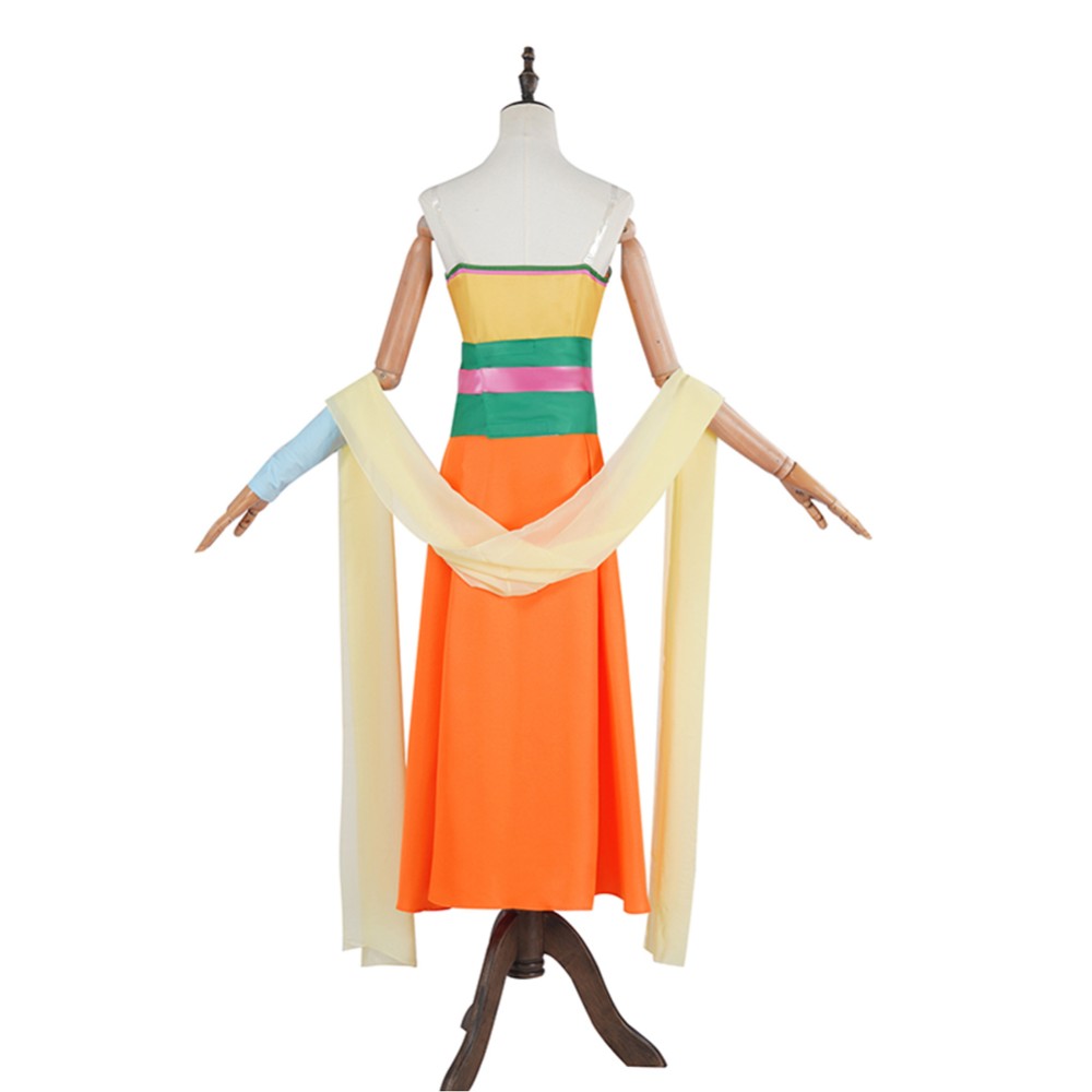 Maomao Women Yellow Hanfu Party Cosplay Costume Halloween Carnival