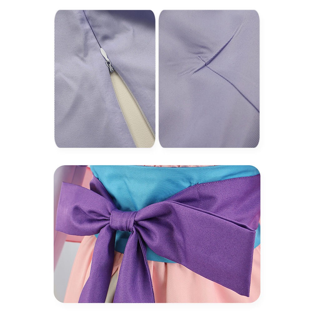 Maomao Women Purple Cosplay Costume Halloween Carnival Outfit