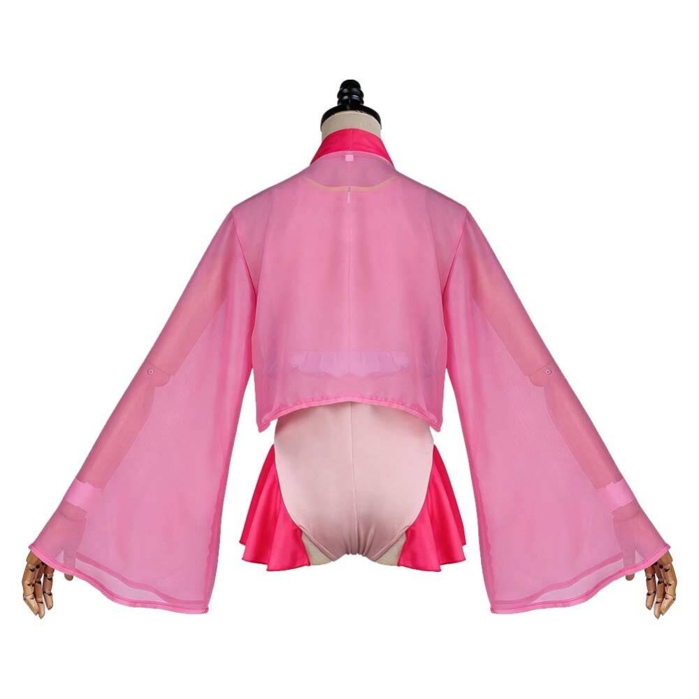 Maomao Women Pink Swimsuit Cosplay Costume Halloween Carnival Outfit