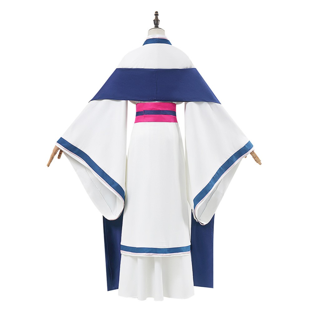 Maomao White Hanfu Cosplay Costume Halloween Carnival Outfit