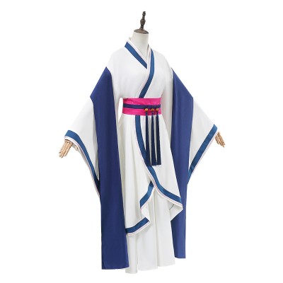 Maomao White Hanfu Cosplay Costume Halloween Carnival Outfit