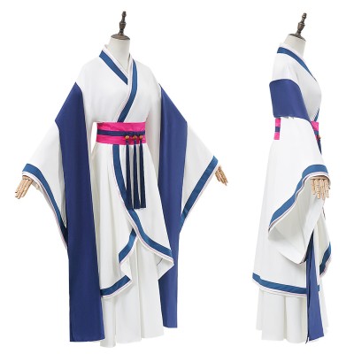 Maomao White Hanfu Cosplay Costume Halloween Carnival Outfit