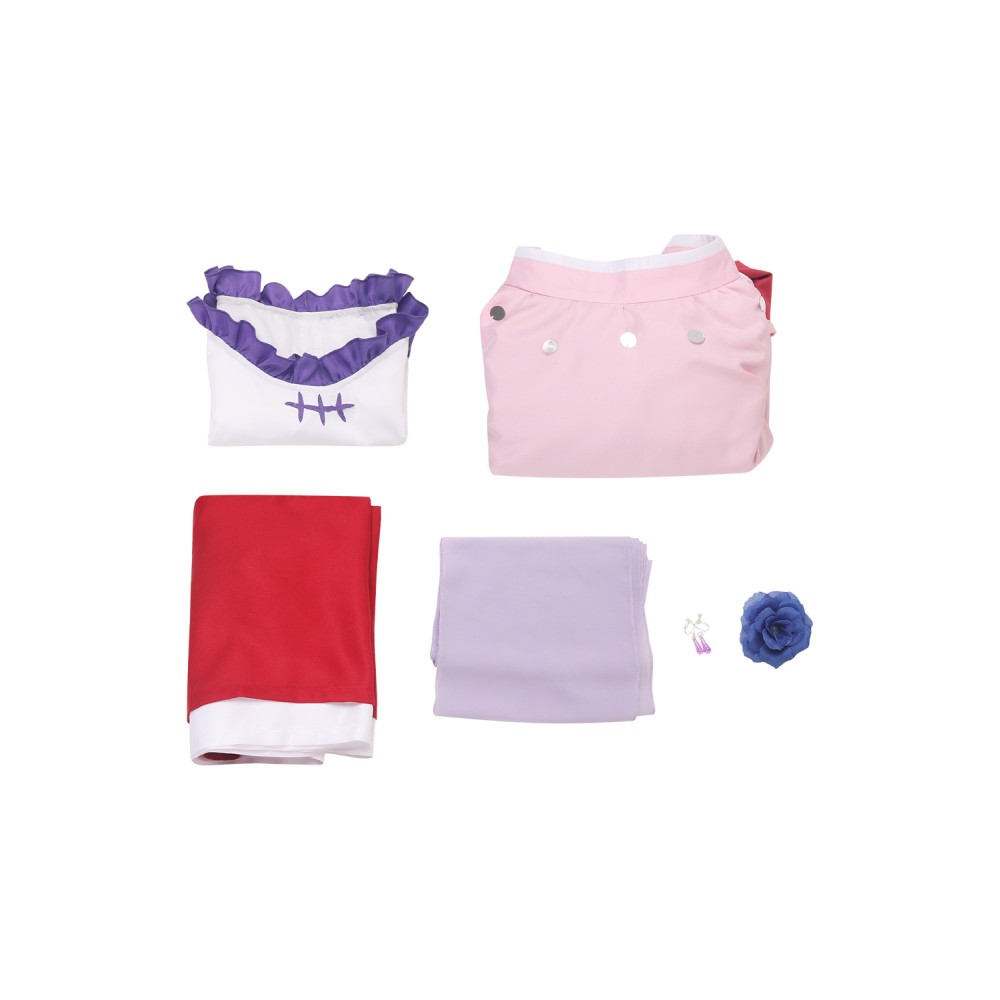 Costume de cosplay complet Maomao Red pour Halloween et carnaval
