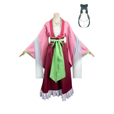 Ensemble de costume Hanfu robe rose Maomao pour cosplay, tenue de carnaval d'Halloween