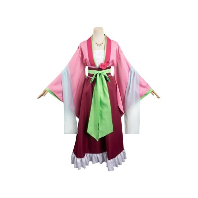 Ensemble de costume Hanfu robe rose Maomao pour cosplay, tenue de carnaval d'Halloween