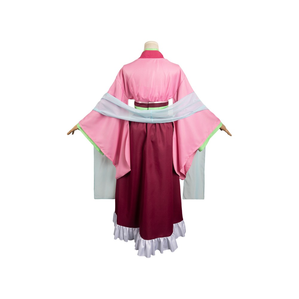 Ensemble de costume Hanfu robe rose Maomao pour cosplay, tenue de carnaval d'Halloween