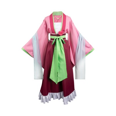 Ensemble de costume Hanfu robe rose Maomao pour cosplay, tenue de carnaval d'Halloween