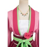 Ensemble de costume Hanfu robe rose Maomao pour cosplay, tenue de carnaval d'Halloween
