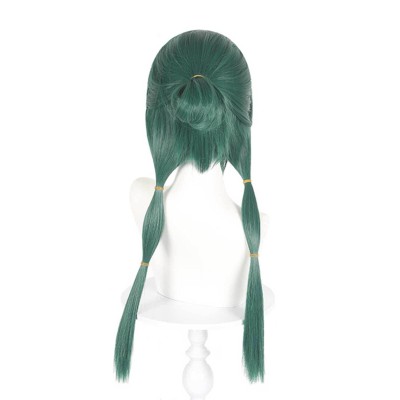 Maomao Perruque Résistante à la Chaleur Accessoires en Cheveux Synthétiques Costume Cosplay Halloween Carnaval