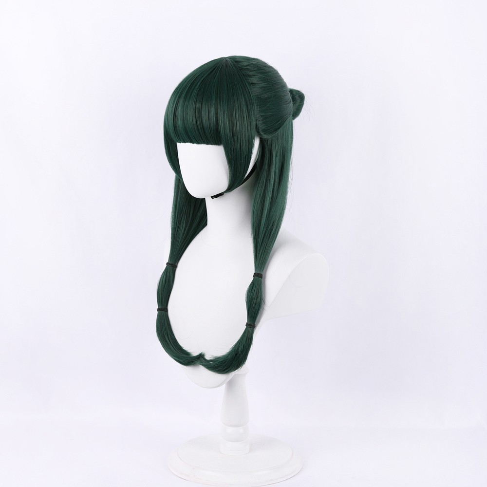 Maomao Perruque Résistante à la Chaleur Accessoires en Cheveux Synthétiques Costume Cosplay Halloween Carnaval