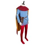 Manor Lords Suzerain Blue Suit With Red Cape&nbsp;s Suit Cosplay Costume Halloween Carnival Outfit