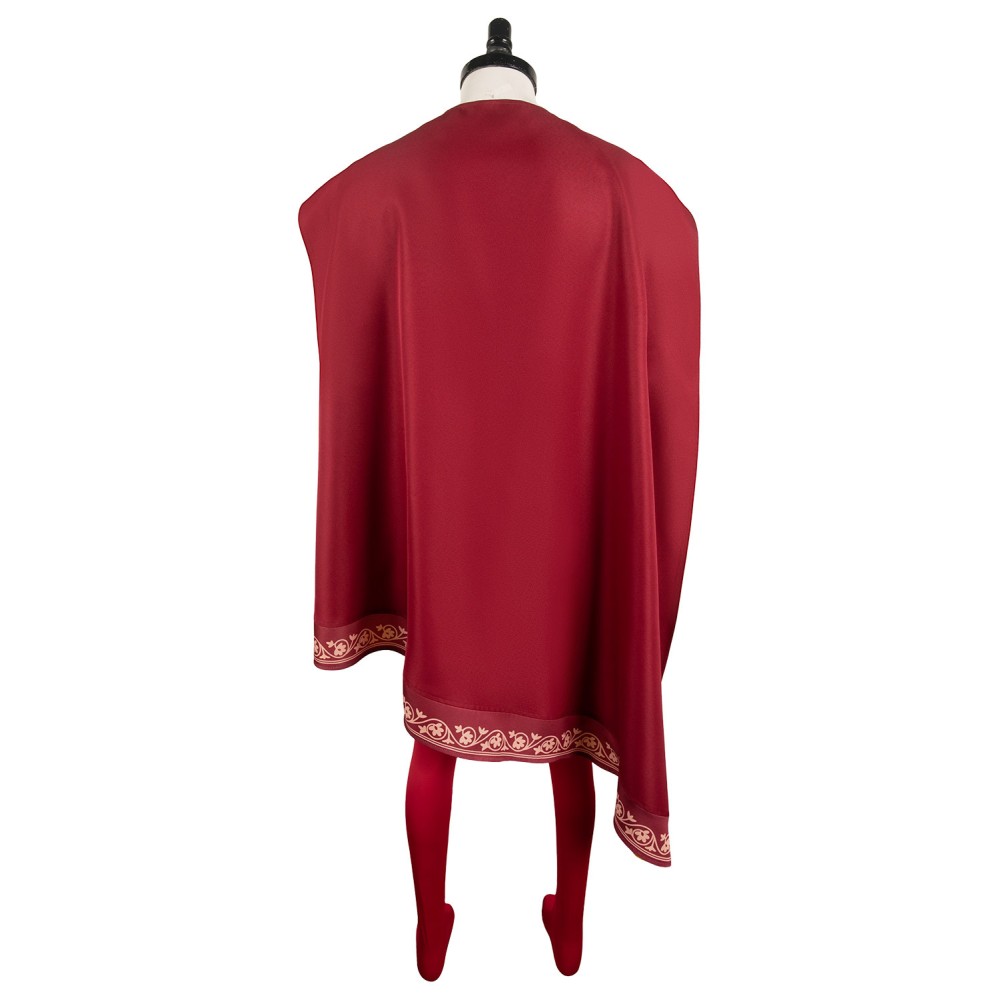 Manor Lords Suzerain Blue Suit With Red Cape&nbsp;s Suit Cosplay Costume Halloween Carnival Outfit