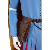 Manor Lords Suzerain Blue Suit With Red Cape&nbsp;s Suit Cosplay Costume Halloween Carnival Outfit