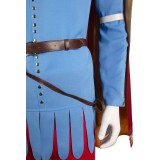 Manor Lords Suzerain Blue Suit With Red Cape&nbsp;s Suit Cosplay Costume Halloween Carnival Outfit