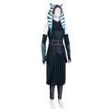 The Mando S2 Ahsoka Tano Top Pants Suit Cosplay Costume Halloween Carnival Outfit