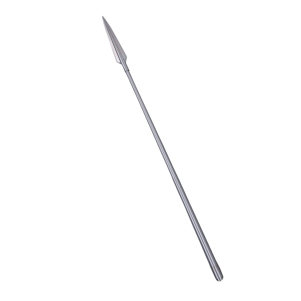 Accessoires de costume de cosplay de lance en argent mandalorien pour Halloween et carnaval