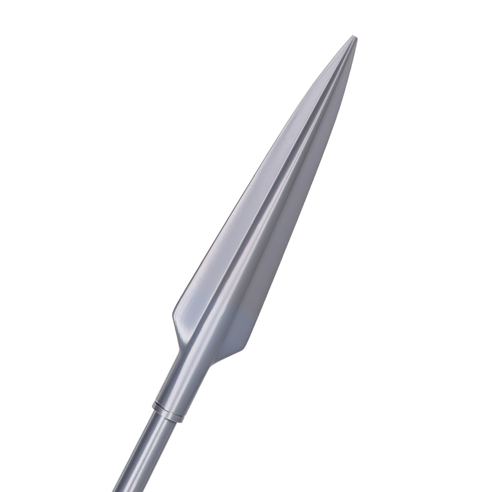 Accessoires de costume de cosplay de lance en argent mandalorien pour Halloween et carnaval