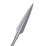 Accessoires de costume de cosplay de lance en argent mandalorien pour Halloween et carnaval