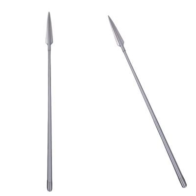 Accessoires de costume de cosplay de lance en argent mandalorien pour Halloween et carnaval