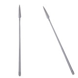 Accessoires de costume de cosplay de lance en argent mandalorien pour Halloween et carnaval