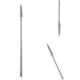 Accessoires de costume de cosplay de lance en argent mandalorien pour Halloween et carnaval