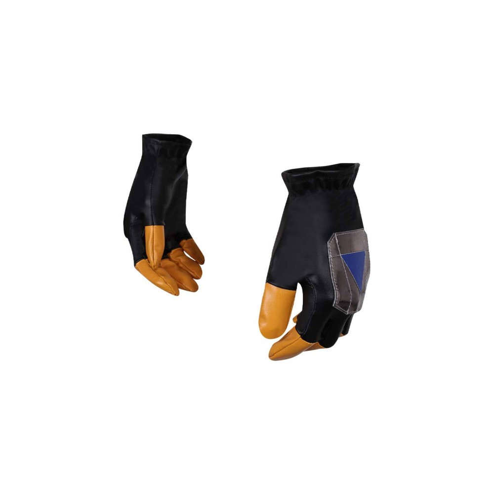 Mandalorian Mando Leather Gloves Accessories Gifts Cosplay Costume Halloween Carnival