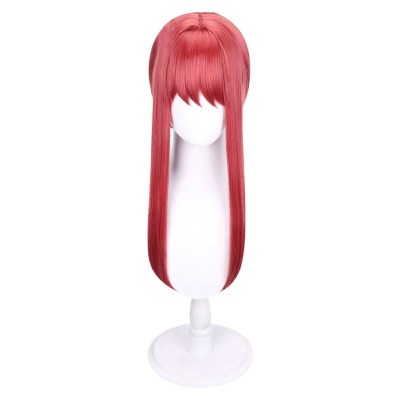 Makima Wig Resistant Synthetic Hair Accessories Cosplay Costume Halloween Carnival