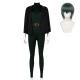 Maki Zenin Women Green Cosplay Costume Halloween Carnival Outfit