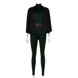 Maki Zenin Women Green Cosplay Costume Halloween Carnival Outfit