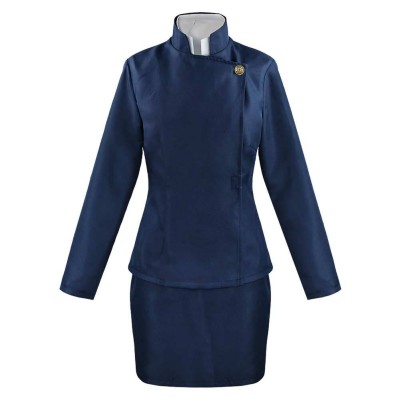 Maki Zenin Women Blue Cosplay Costume Halloween Carnival Outfit