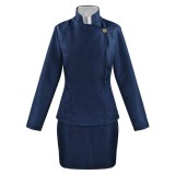 Maki Zenin Women Blue Cosplay Costume Halloween Carnival Outfit