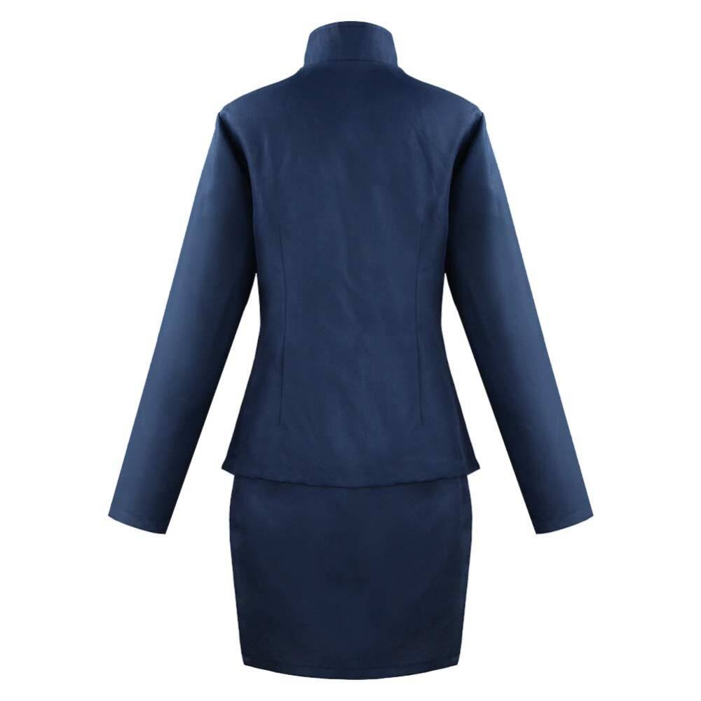 Maki Zenin Women Blue Cosplay Costume Halloween Carnival Outfit