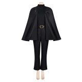 Maki Zenin Women Black Cape Style Cosplay Costume Halloween Carnival Outfit