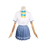 Makeine : Trop de héroïnes perdantes ! Costume de cosplay de l'uniforme bleu d'Anna Yanami pour Halloween et carnaval
