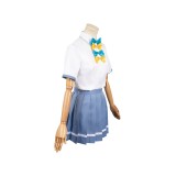 Makeine : Trop de héroïnes perdantes ! Costume de cosplay de l'uniforme bleu d'Anna Yanami pour Halloween et carnaval