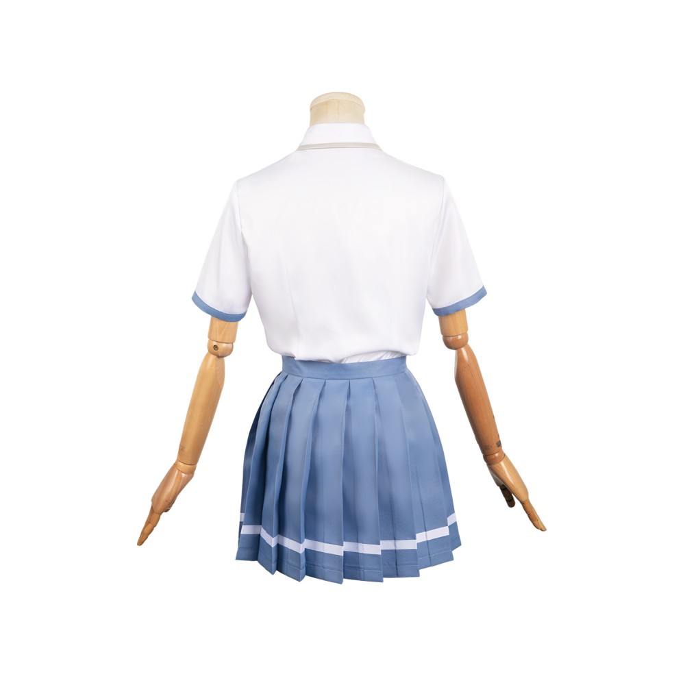 Makeine : Trop de héroïnes perdantes ! Costume de cosplay de l'uniforme bleu d'Anna Yanami pour Halloween et carnaval