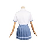 Makeine : Trop de héroïnes perdantes ! Costume de cosplay de l'uniforme bleu d'Anna Yanami pour Halloween et carnaval