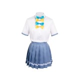 Makeine : Trop de héroïnes perdantes ! Costume de cosplay de l'uniforme bleu d'Anna Yanami pour Halloween et carnaval