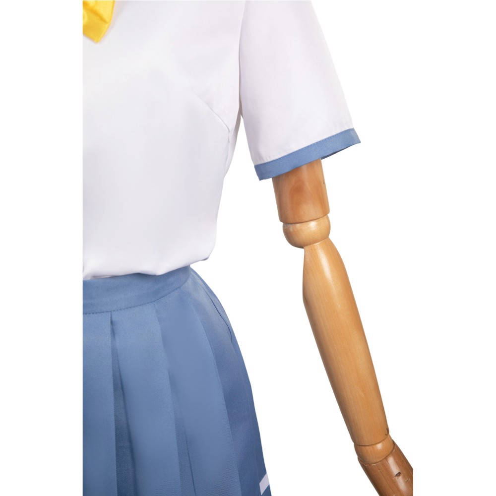 Makeine : Trop de héroïnes perdantes ! Costume de cosplay de l'uniforme bleu d'Anna Yanami pour Halloween et carnaval
