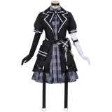 Costume de cosplay de la sorcière Magical Girl Tachibana Sherry en uniforme noir pour Halloween et carnaval