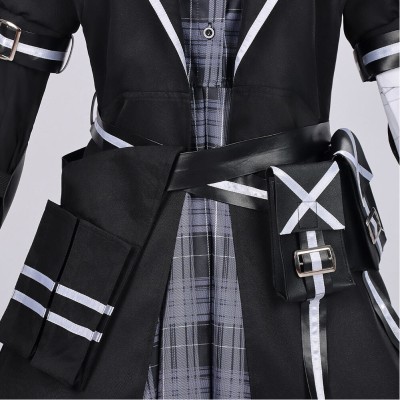 Costume de cosplay de la sorcière Magical Girl Tachibana Sherry en uniforme noir pour Halloween et carnaval